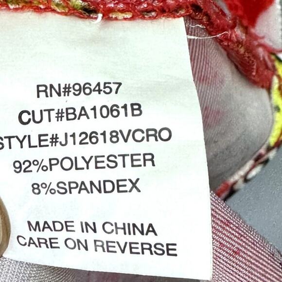 Born Famous Red Truck Camper Print High Neck Christmas Holiday Dress Women's M - Picture 7 of 12